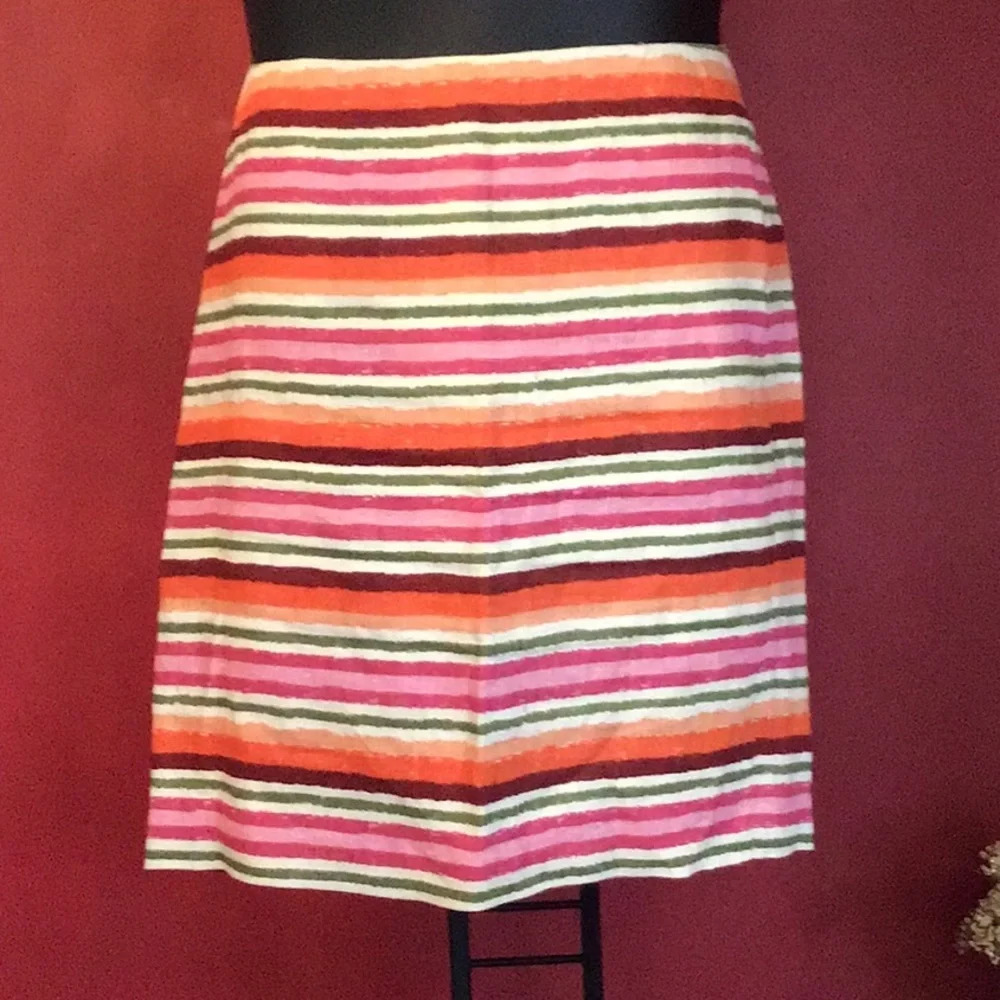TALBOTS PETITES LINEN SKIRT SIZE 10P